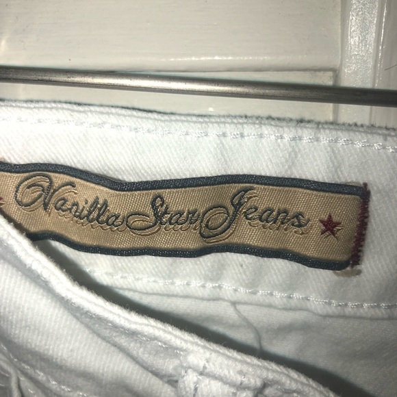Vanilla star Vintage jeans flared white size 13 - Picture 6 of 9